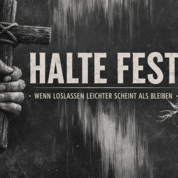 HALTE FEST | Wenn Loslassen leichter scheint als Bleiben